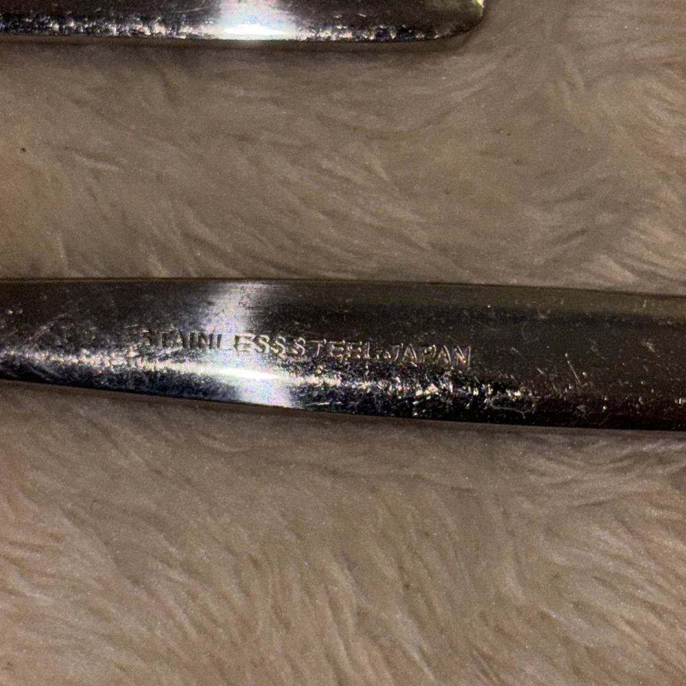 National Stainless CHEVIOT 7 forks vintage preowned MCM